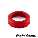 Flower Mill - 2" Silicone Mill Grip - Red - The Cave