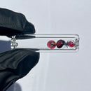 Steve H - Glass Tip - Pearls - 3 pearl - Naruto - 13mm