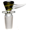 Aaron Vigil - Worked Horn Slide - 18mm - Rasta w/ Metal Fleck - The Cave