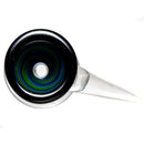 Aaron Vigil - Worked Horn Slide - 18mm - Green & Purple w/ Steelwool - The Cave