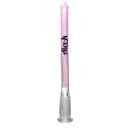 Alex K - Downstem - Classic 7 Slit - 18/14mm - Pink Lollipop 7" - The Cave