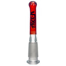 Alex K - Downstem - Classic 7 Slit - 18/14mm - Red Elvis 4" - The Cave