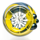 Ben Wilson - Push Screen Slide - 18mm - Purple Blue & Yellow Wag - The Cave