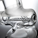 Ben Wilson - Hollow Foot Inline Recycler Tube w/ Triple Donut Perc - Sandblasted - The Cave