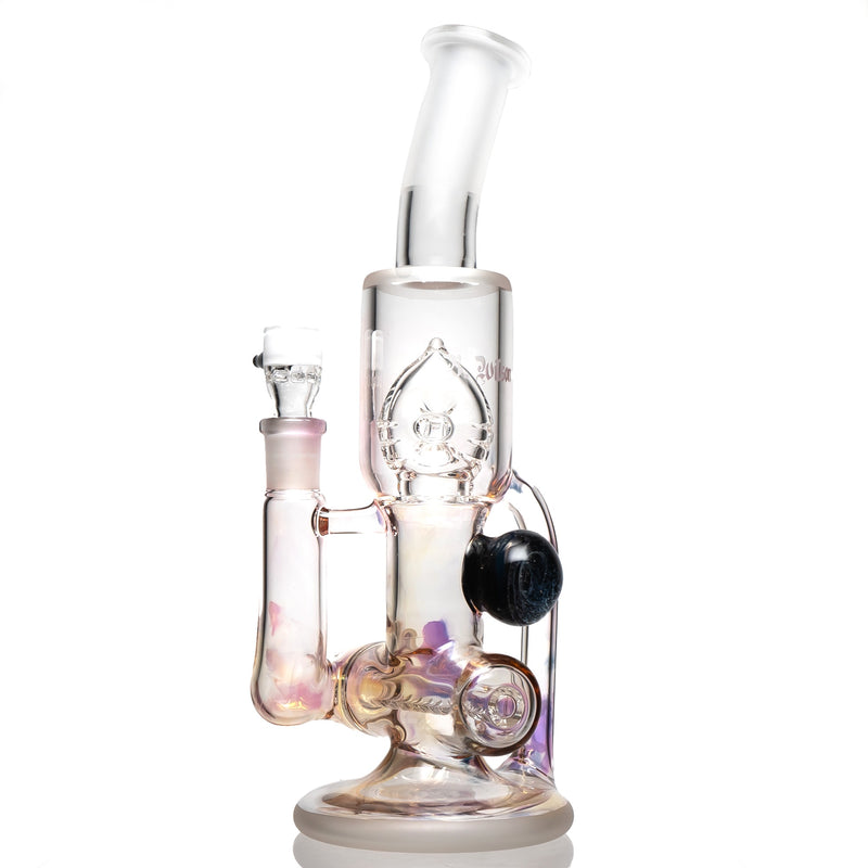 Ben Wilson - Hollow Foot Inline Recycler w/ Triple Donut Perc - Fumed & Sandblasted - The Cave