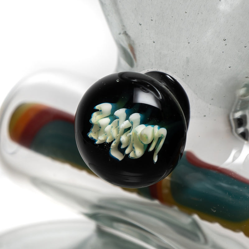 Ben Wilson - Triple Donut Inline - Smokey Green Satin & Multi-Color Linework - The Cave