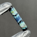 Steve H - Glass Tip - Honeycomb Twist - Black/Blue - 12mm