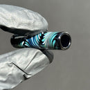 Steve H - Glass Tip - Honeycomb Twist - Black/Blue - 12mm