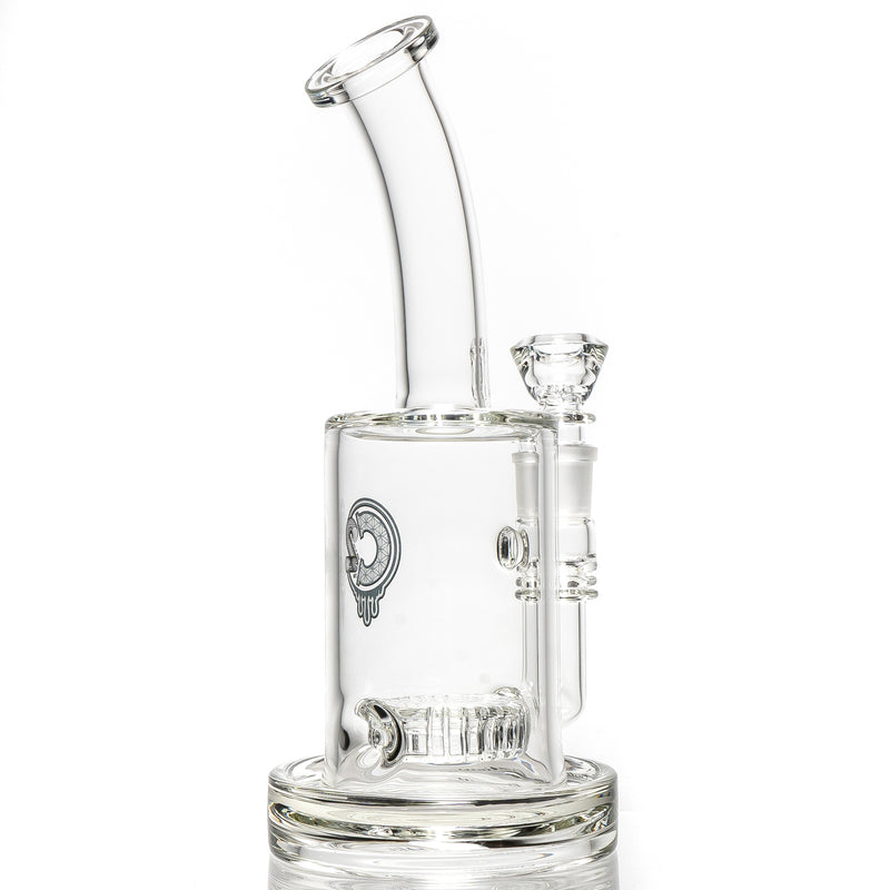 C2 Custom Creations - Fixed Big Circ Bubbler - 80mm - White Seed Label - The Cave