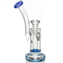 C2 Custom Creations - Mini Ratchet Bubbler - 38mm - Blues Accents - The Cave