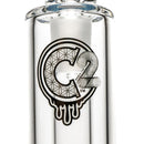 C2 Custom Creations - Mini Ratchet Bubbler - 38mm - Blues Accents - The Cave