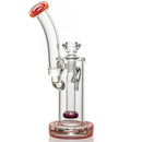 C2 Custom Creations - Mini Ratchet Bubbler - 38mm - Poppy & Pink - The Cave