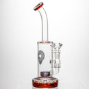 C2 Custom Creations - Fixed Circ Bubbler - 50mm - Amber Amethyst Accents - The Cave