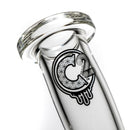 C2 Custom Creations - Fixed Big Barrel Bubbler - 80mm - White Seed Label - The Cave