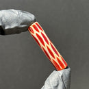 Steve H - Glass Tip - Honeycomb - Caramel & Red - 10mm
