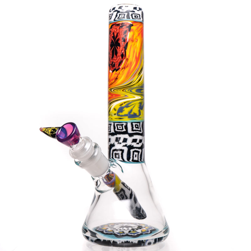 Crunklestein - Millie Mini Beaker - Multi Color w/ Black & White & Agua Azul - The Cave