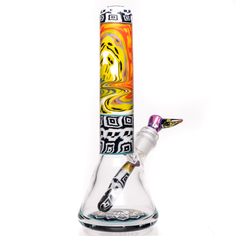 Crunklestein - Millie Mini Beaker - Multi Color w/ Black & White & Agua Azul - The Cave