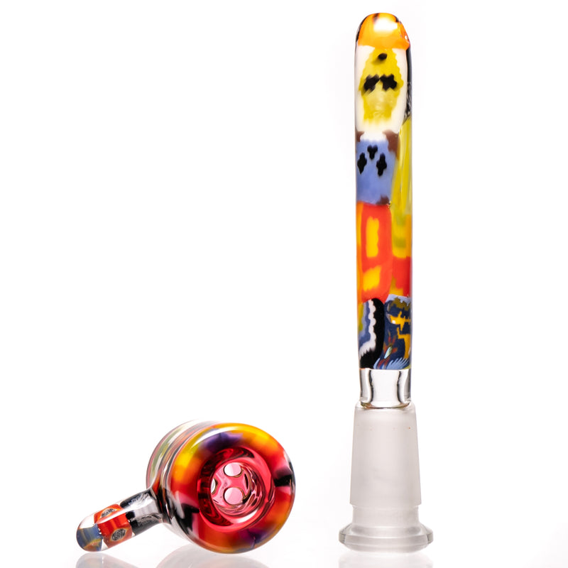 Crunklestein - Millie Mini Beaker - Multi Color w/ Fume & Karma - The Cave