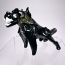 Daniels Glass Art - Bull Dog Dry Pipe - Black - The Cave