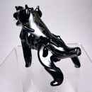 Daniels Glass Art - Bull Dog Dry Pipe - Black - The Cave