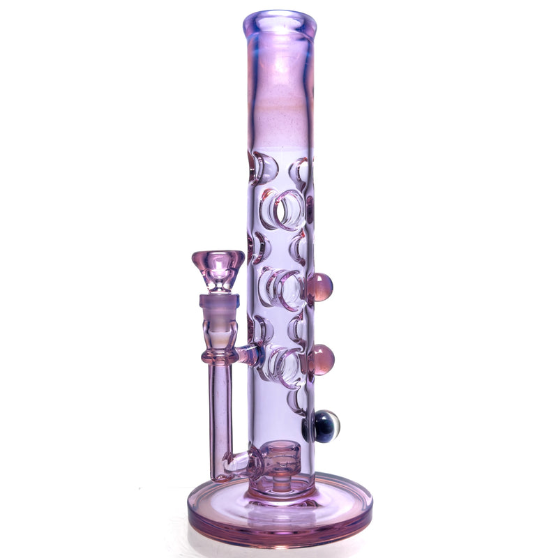 Davin Titland - Mini Straight Tube - 3 Seal w/ Dimples - Lavender & Neo Opal - The Cave