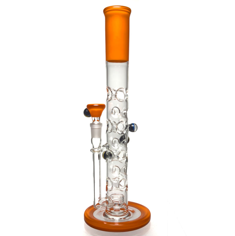 Davin Titland - Mini Straight Tube - 4 Seal Network w/ Dimples - Lava Accents - The Cave