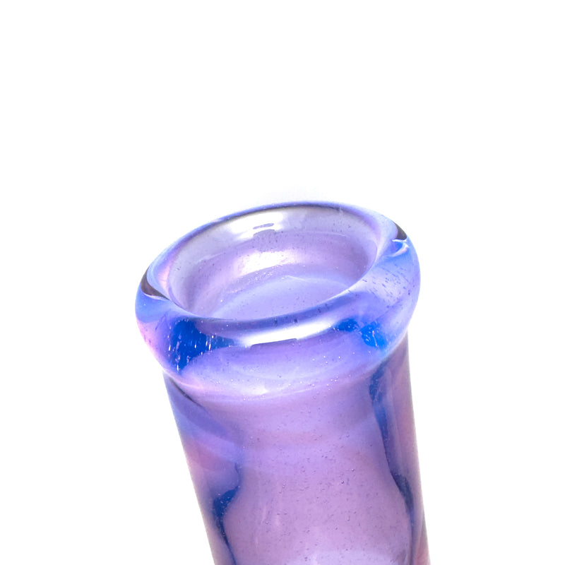 Davin Titland - Mini Straight Tube - 3 Seal w/ Dimples - Lavender & Neo Opal - The Cave