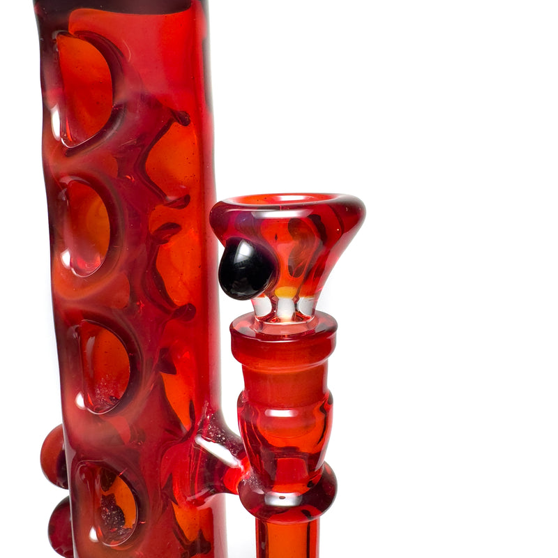 Davin Titland - Mini Straight Tube - 5 Seal Network - Orange Elvis & Black - 2nd Quality - The Cave