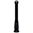 Shooters - Downstem - 18/14mm Bushing - 6 Slit Bulb - 4.5" - Black - The Cave