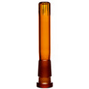 Shooters - 18/14mm Female 5 Slit Downstem - 4" - Amber - The Cave