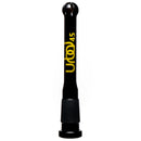 Urbal Technologies - 6 Slit Downstem - 4.5" - Black w/ Yellow Connection Label - The Cave