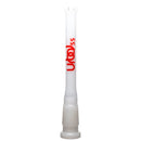Urbal Technologies - 6 Slit Downstem - 5.5" - White w/ Red Connection Label - The Cave
