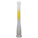 Urbal Technologies - 6 Slit Downstem - 5.0" - White w/ Yellow Connection Label - The Cave