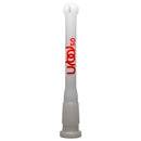 Urbal Technologies - 6 Slit Downstem - 5.0" - White w/ Red Connection Label - The Cave