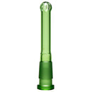 Shooters - Downstem - 18/14mm Bushing - 6 Slit Bulb - 4" - Green - The Cave