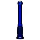 Shooters - Downstem - 18/14mm Bushing - 6 Slit Bulb - 4" - Blue - The Cave