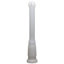 Shooters - Downstem - 18/14mm Bushing - 6 Slit Bulb - 4.5" - White - The Cave