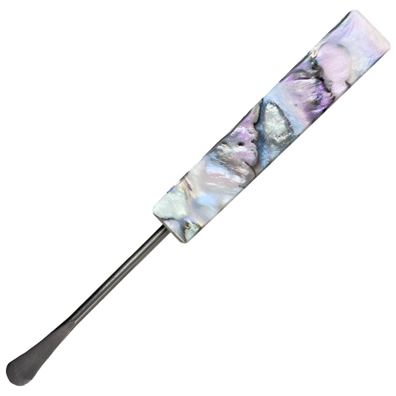 DunkinDabber - Round Flat Head Dabber - Pourcasso Black Pearl - 5 1/2" - The Cave