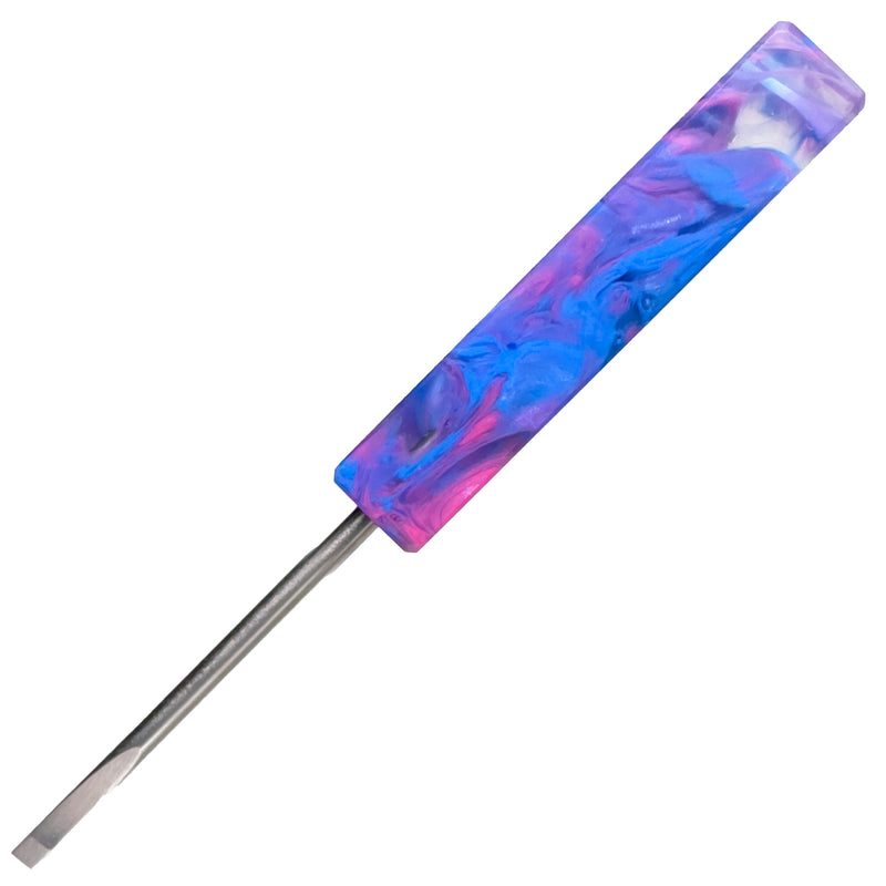 DunkinDabber - Mini Flat Head Dabber - Dank Blanks Resin - 4 3/4" - The Cave