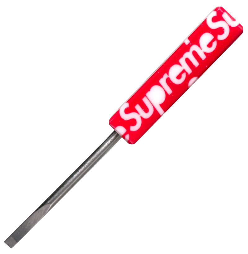 DunkinDabber - Mini Flat Head Dabber - Kaotic Artworks Supreme - 3 3/4"