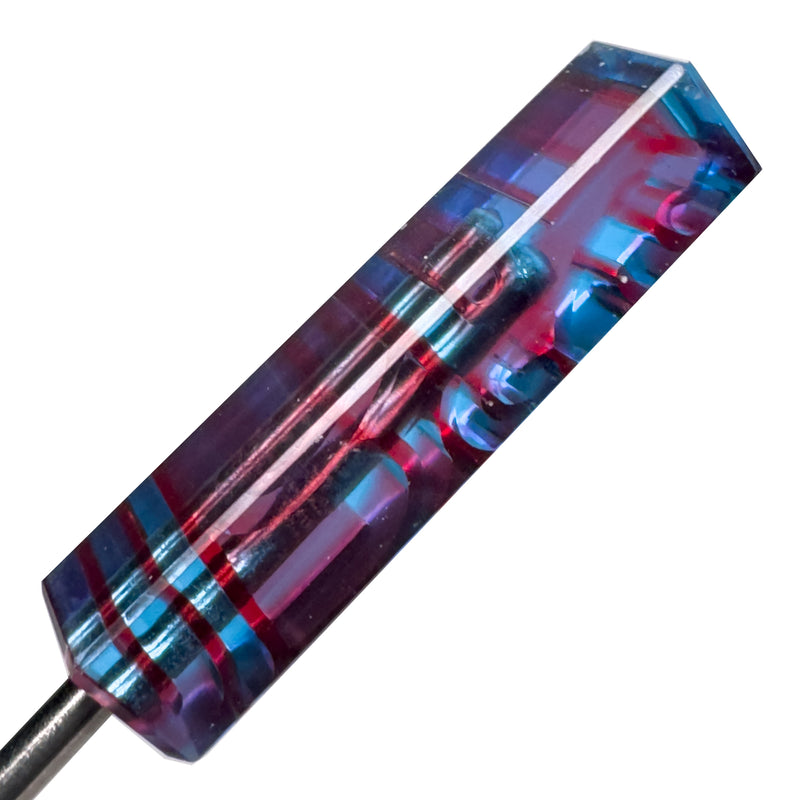 DunkinDabber - Mini Flat Head Dabber - Kaotic Artworks 3D - 3 3/4"