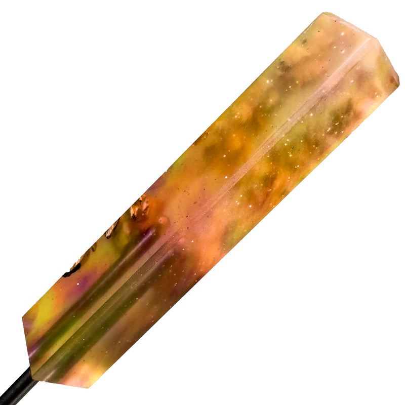 DunkinDabber - Flat Head Dabber - Pourcasso UV + Burl - 5 3/4" - The Cave