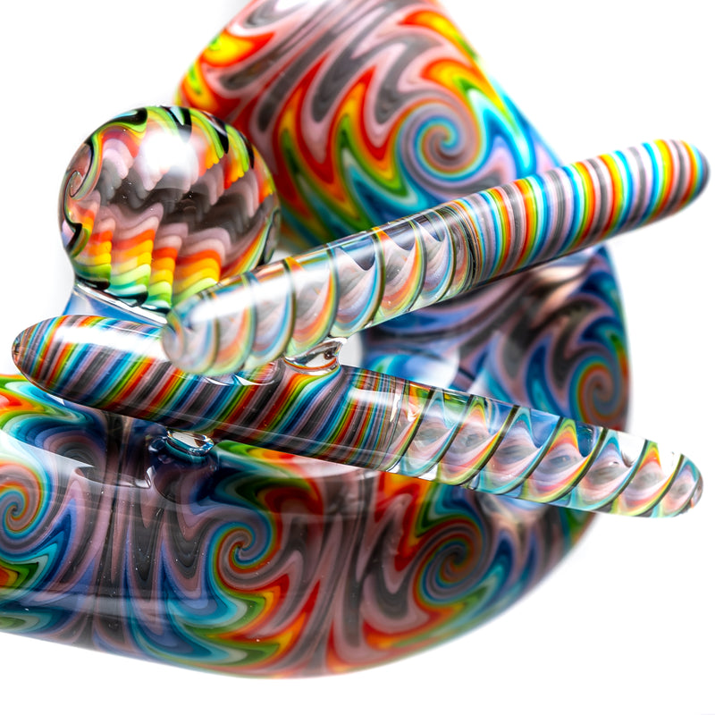 Erik Anders - Classic Sherlock - Purple & Rainbow Linework - The Cave