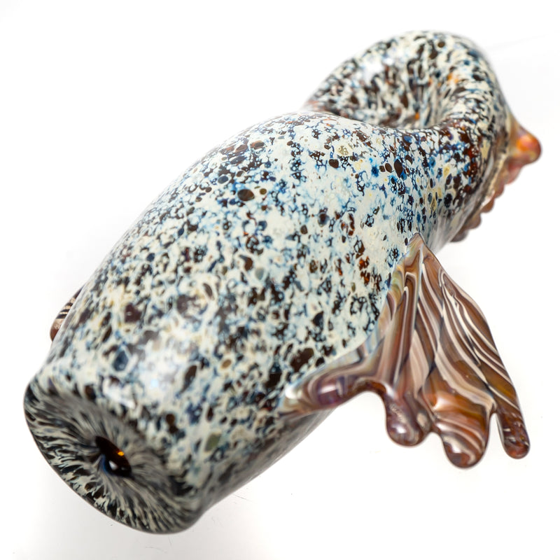 Four Winds Flameworks - Hooter Hand Pipe - Brown Frit