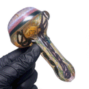 Greenlite - Heavy Spoon Pipe - Fume w/ Twist Cane & Implosion