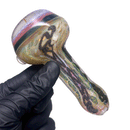 Greenlite - Heavy Spoon Pipe - Fume w/ Twist Cane & Implosion