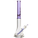 US Tubes - 20" Beaker 60x9 - White & Purple Vertical Label w/ Purple Neck - The Cave