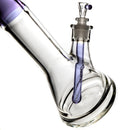 US Tubes - 20" Beaker 60x9 - White & Purple Vertical Label w/ Purple Neck - The Cave