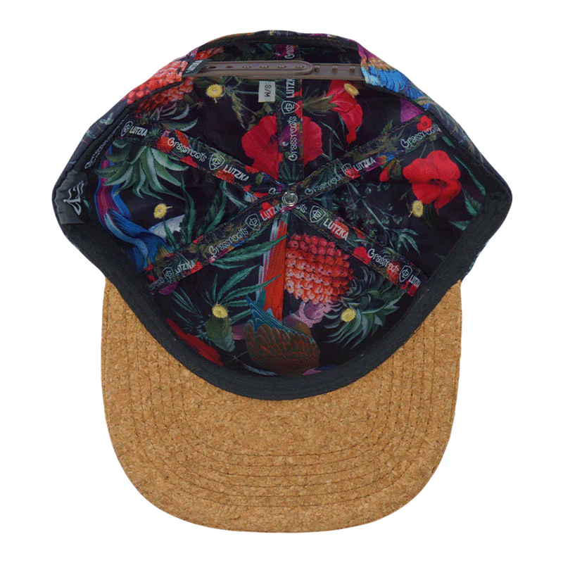 Grassroots - Greg Lutzka Ganja Bahama Taffy Snapback Hat - Small/Medium - The Cave