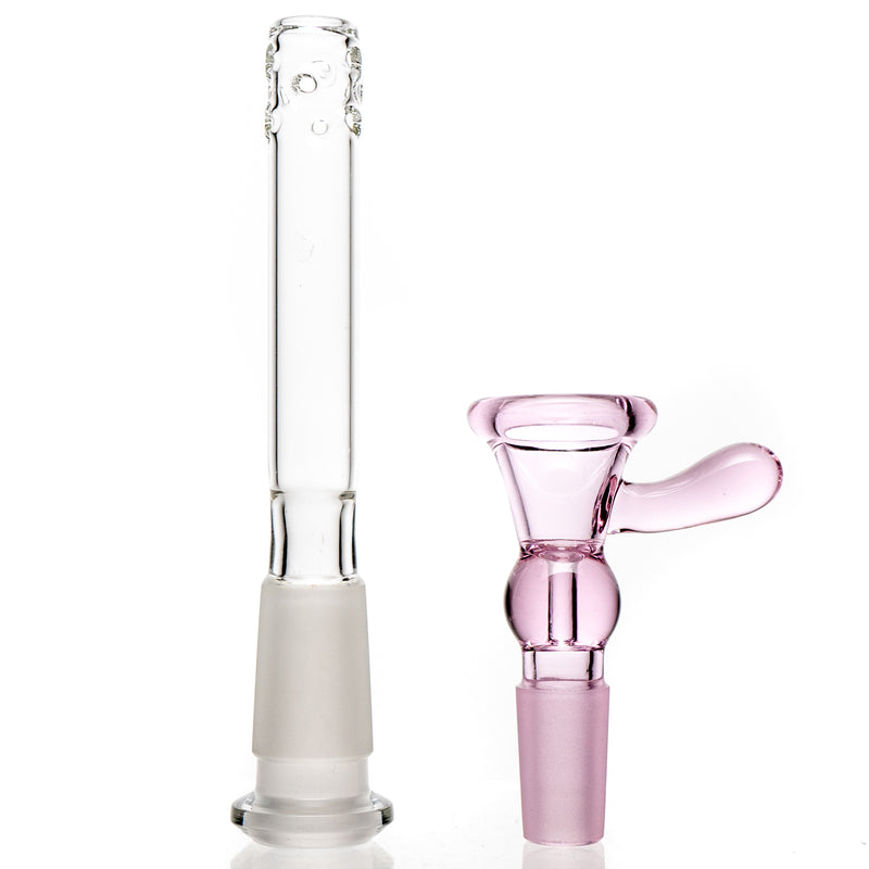 Goo Roo Designs - Tot Lay Down Waterpipe - Pink - The Cave